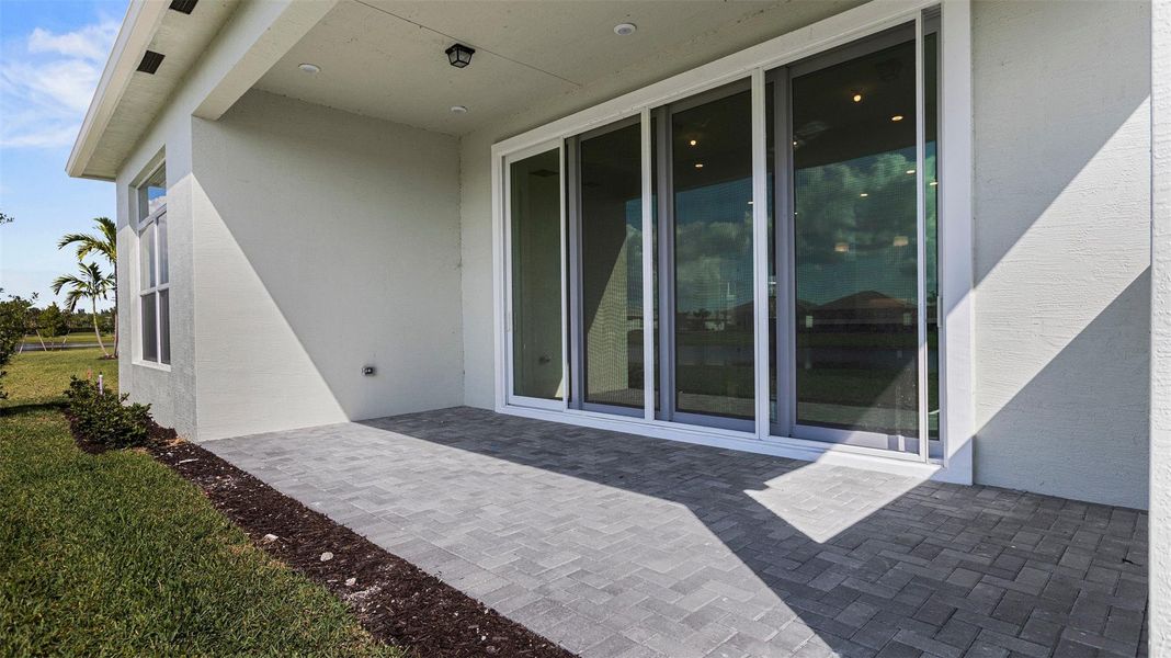 Exterior details and patio area of a home in , Westlake (Image 22).