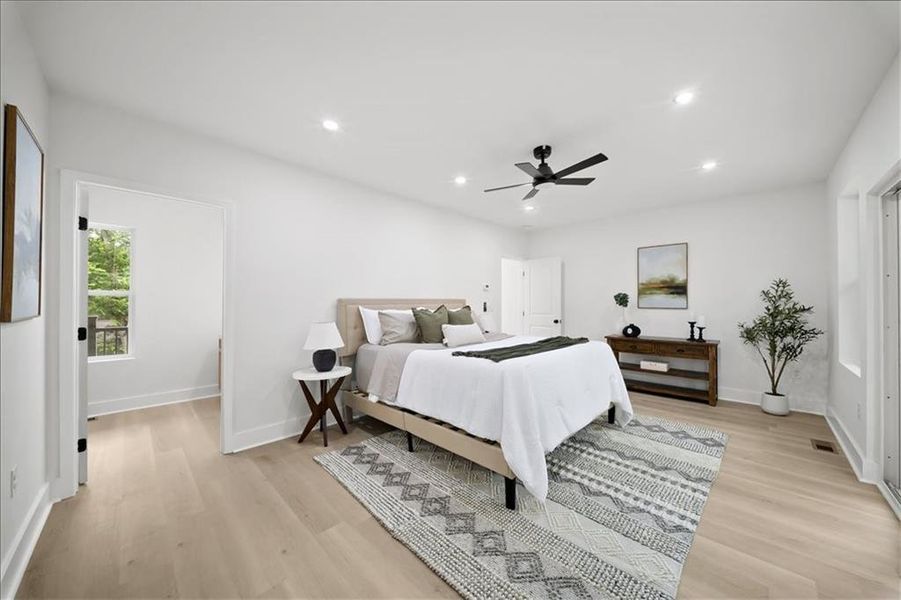 Furnished interior view inside a new home in , Atlanta (Image 31).