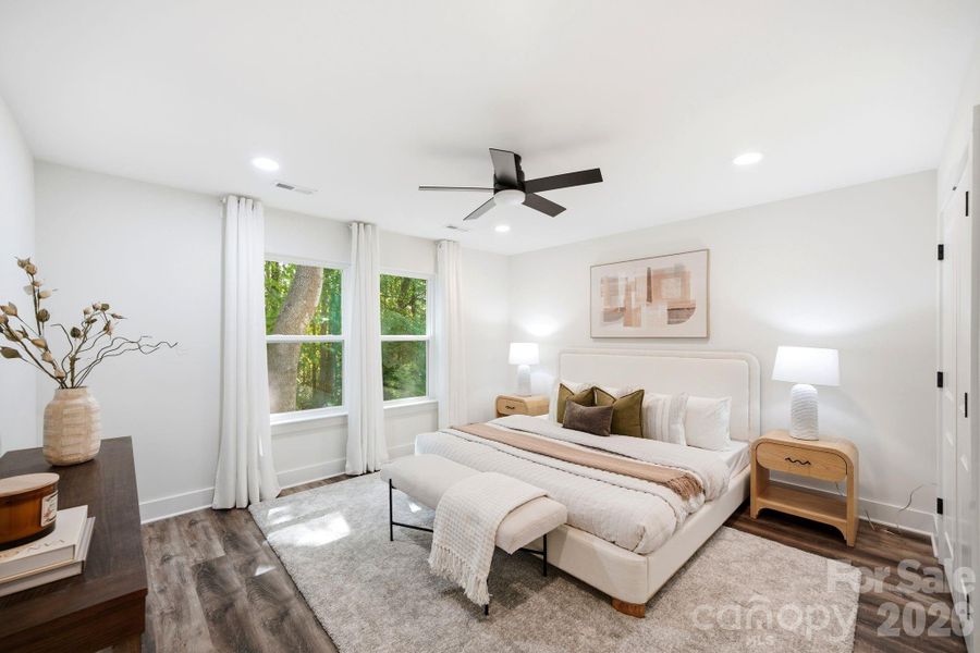 Furnished interior view inside a new home in , Charlotte (Image 16).