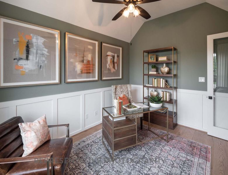 Furnished interior view inside a new home in Wolf Ranch: 46ft. lots, Georgetown (Image 15). Furnished interior view inside a new home in Wolf Ranch: 46ft. lots, Georgetown (Image 15).