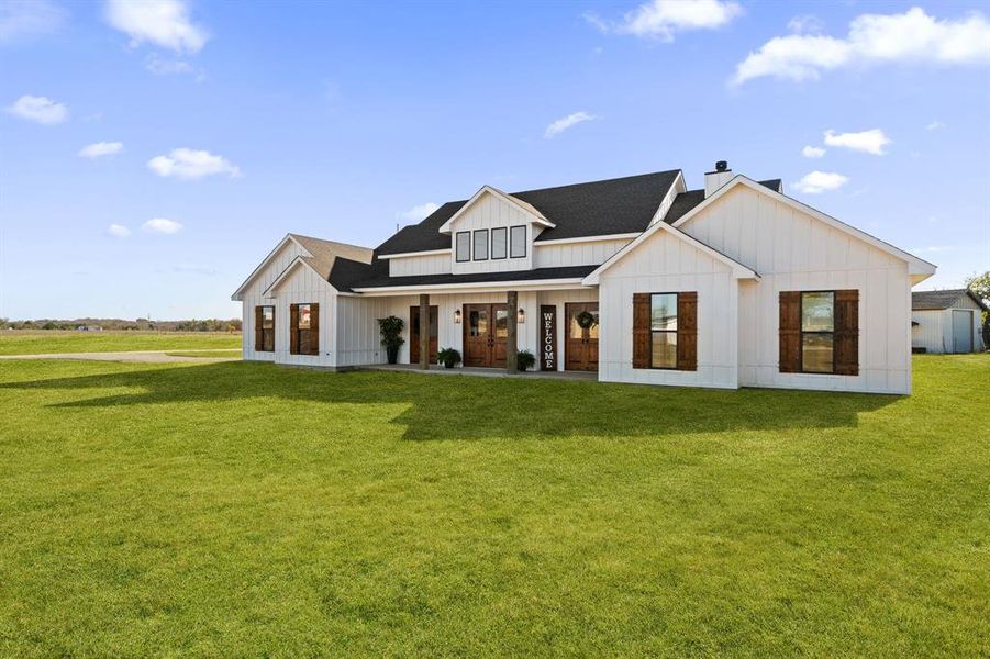 Exterior details and patio area of a home in , Terrell (Image 2). Exterior details and patio area of a home in , Terrell (Image 2).