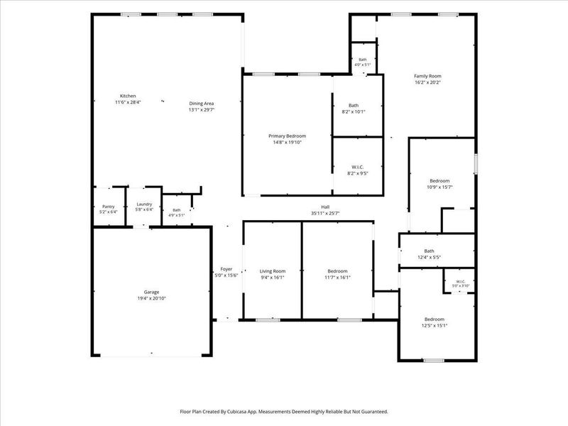 Detailed architectural floor plan showing the functional, open-concept layout of the home. Detailed architectural floor plan showing the functional, open-concept layout of the home.