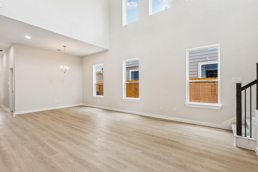 Spacious, unfurnished interior of a new home in Granger Pines, Conroe (Image 14). Spacious, unfurnished interior of a new home in Granger Pines, Conroe (Image 14).