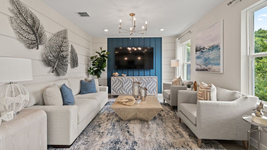 Representative furnished interior of a home built from the Ponte Verde by DRB Homes in Willowbrook North, Winter Haven (Image 42). Representative furnished interior of a home built from the Ponte Verde by DRB Homes in Willowbrook North, Winter Haven (Image 42).