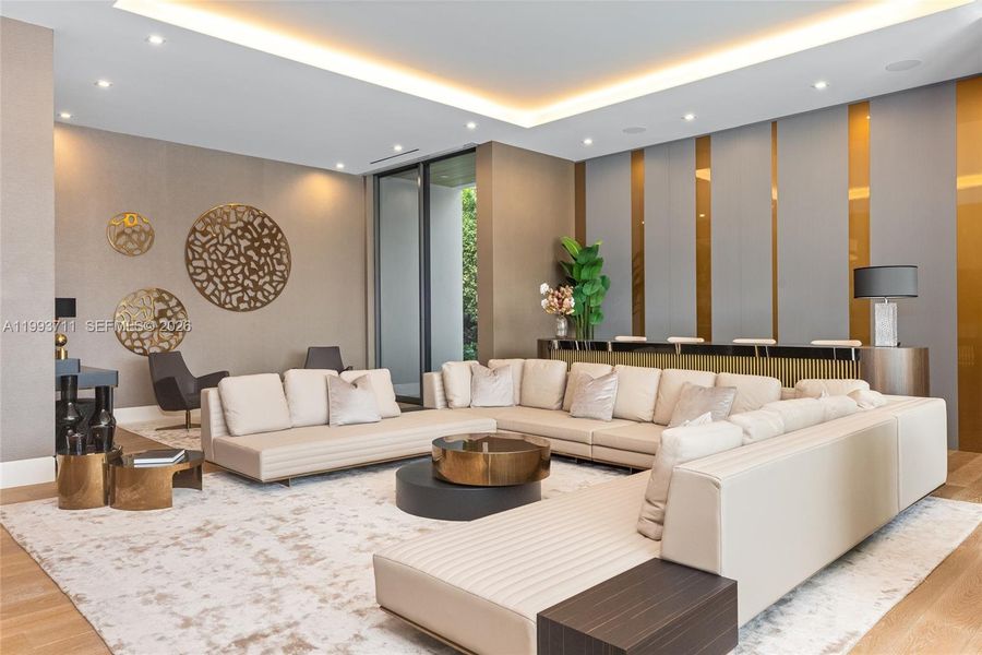 Furnished interior view inside a new home in , Fort Lauderdale (Image 9).