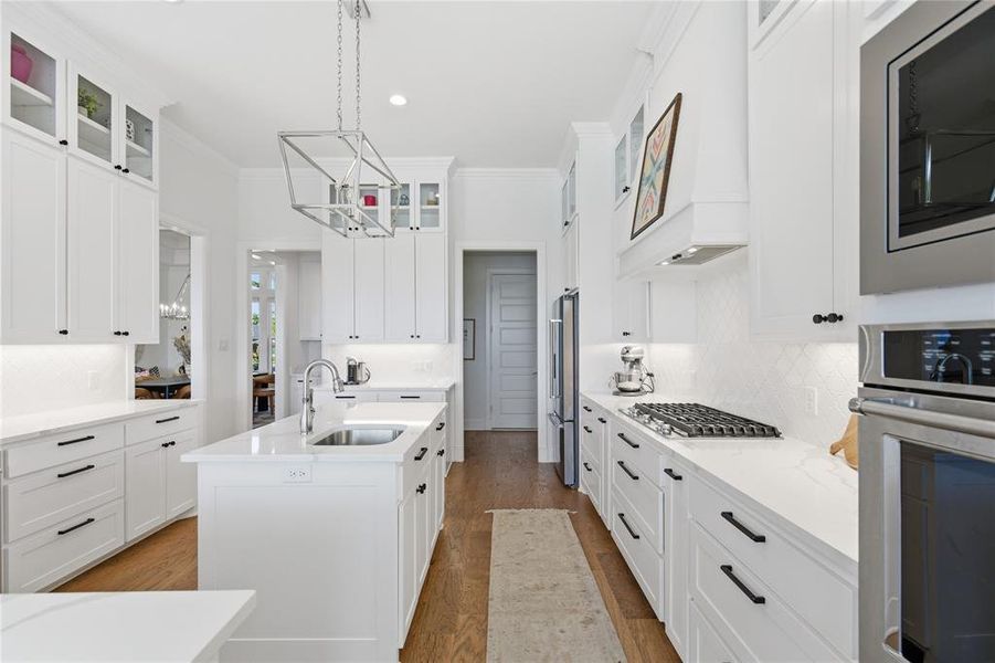 Furnished interior view inside a new home in , Aledo (Image 32).