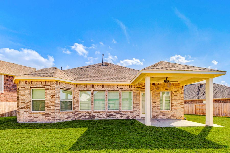 Exterior details and patio area of a home in Marvida, Cypress (Image 3). Exterior details and patio area of a home in Marvida, Cypress (Image 3).