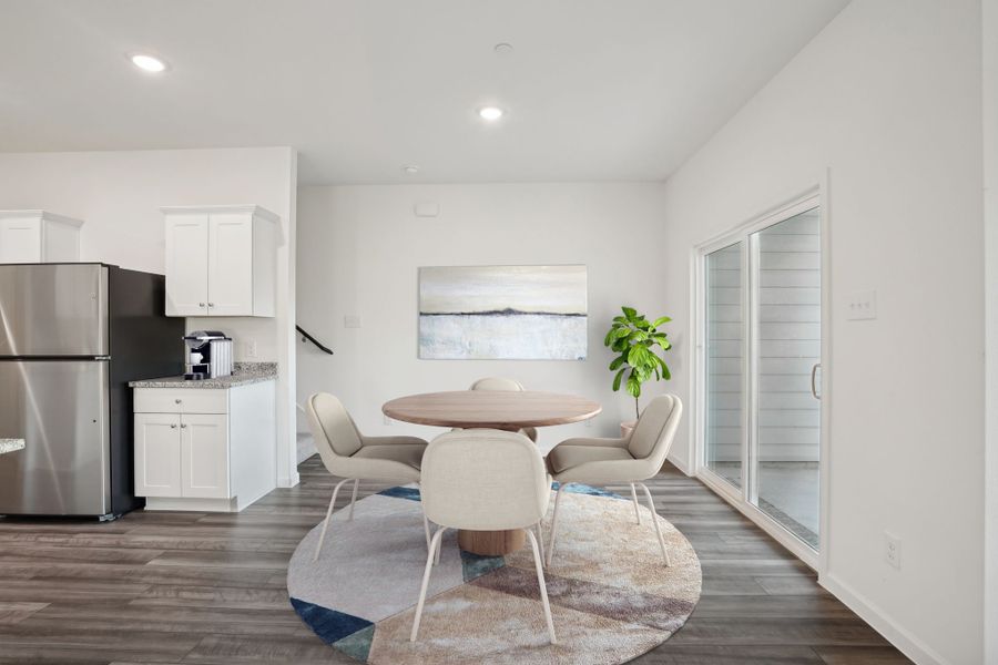 Furnished interior in a model home at Broadmoor Village in Cedar Hill (Image 4).