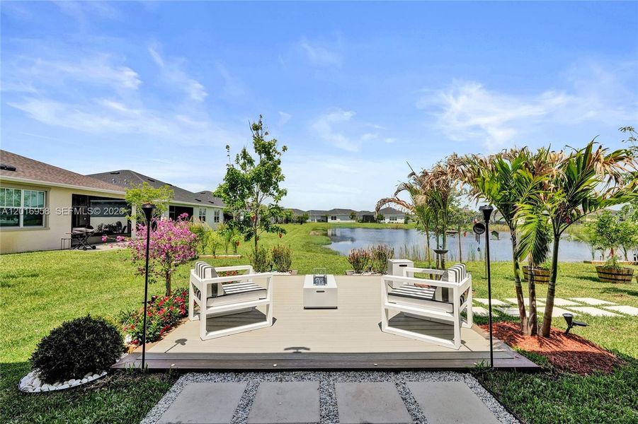 Exterior details and patio area of a home in , Port St. Lucie (Image 3). Exterior details and patio area of a home in , Port St. Lucie (Image 3).