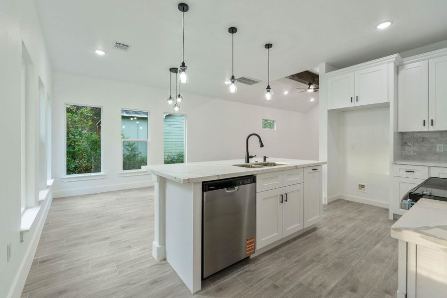 Furnished interior view inside a new home in , Willis (Image 5). Furnished interior view inside a new home in , Willis (Image 5).