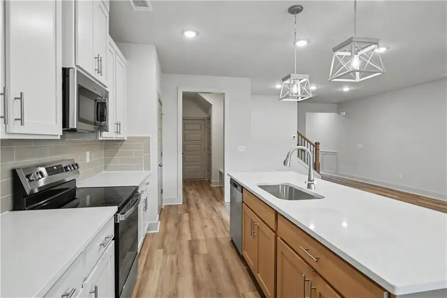 Furnished interior view inside a new home in , Norcross (Image 8).