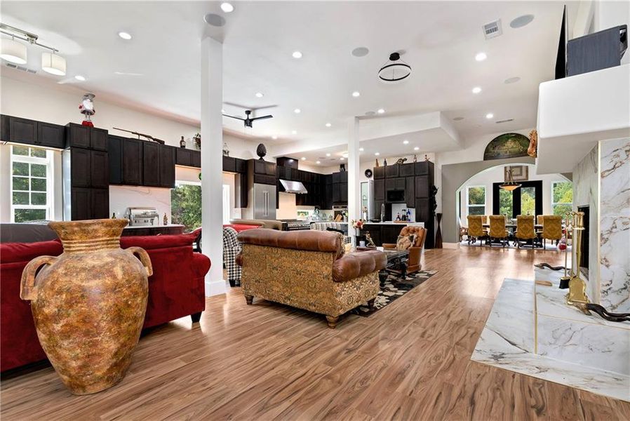 Furnished interior view inside a new home in , Auburn (Image 36).