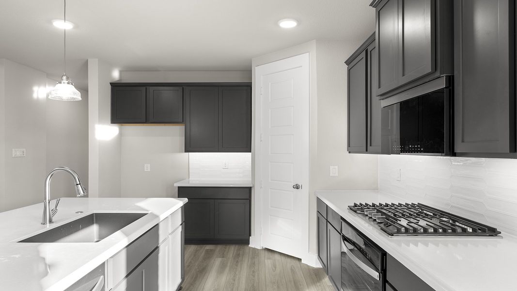 Furnished interior view inside a new home in Hillside Village 40s, Celina (Image 9). Furnished interior view inside a new home in Hillside Village 40s, Celina (Image 9).