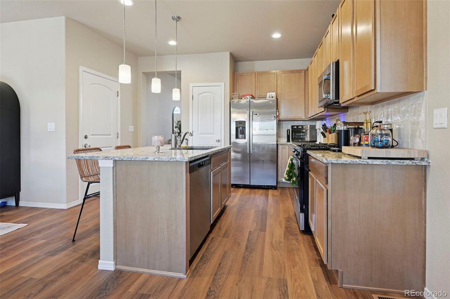 Furnished interior view inside a new home in , Colorado Springs (Image 14).