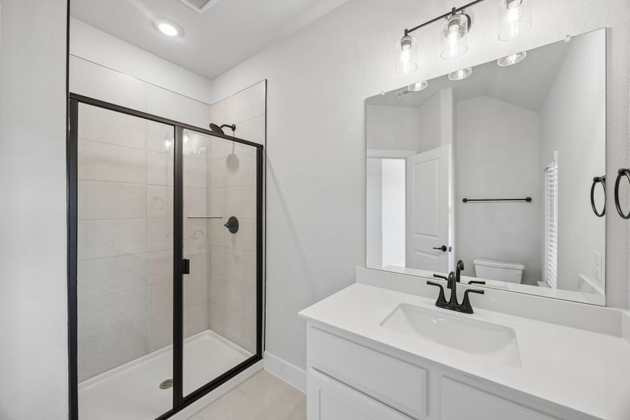 Furnished interior view inside a new home in Painted Tree Woodland West, McKinney (Image 11).