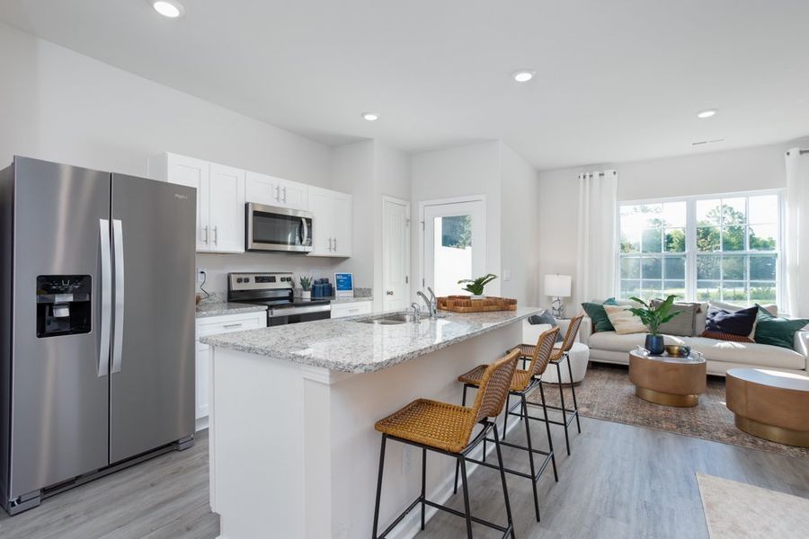 Representative furnished interior of a home built from the MAYWOOD by D.R. Horton in Trinity Townes, Trinity (Image 10). Representative furnished interior of a home built from the MAYWOOD by D.R. Horton in Trinity Townes, Trinity (Image 10).