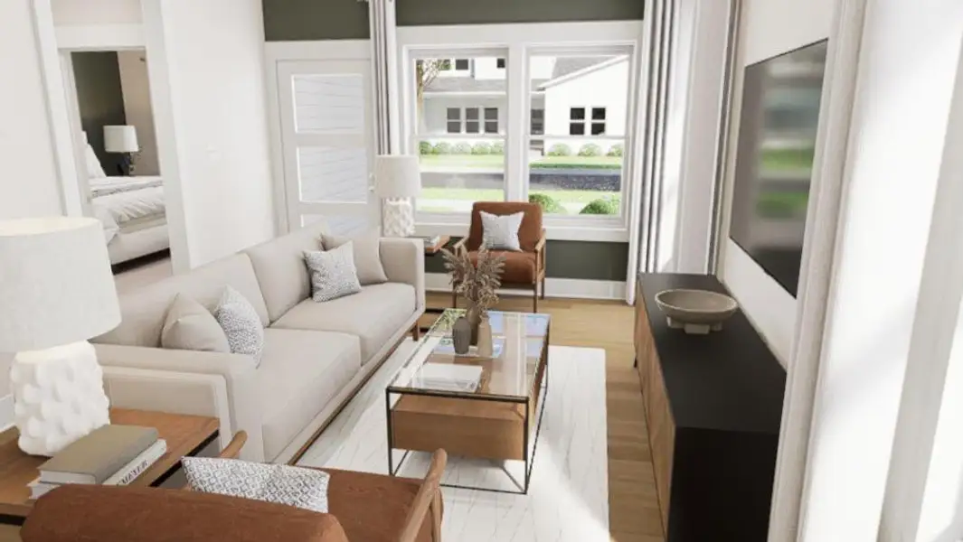 Furnished interior view inside a new home in Allen Park, Raleigh (Image 3).