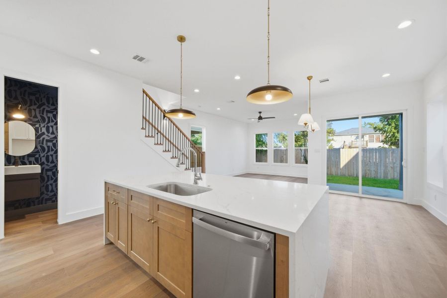 Furnished interior view inside a new home in , Houston (Image 8). Furnished interior view inside a new home in , Houston (Image 8).