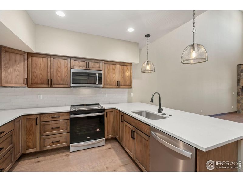 Furnished interior view inside a new home in , Estes Park (Image 7).