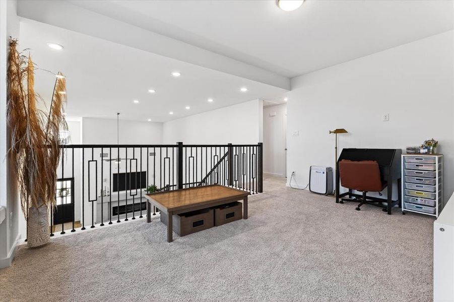 Furnished interior view inside a new home in Pecan Square, Northlake (Image 9).