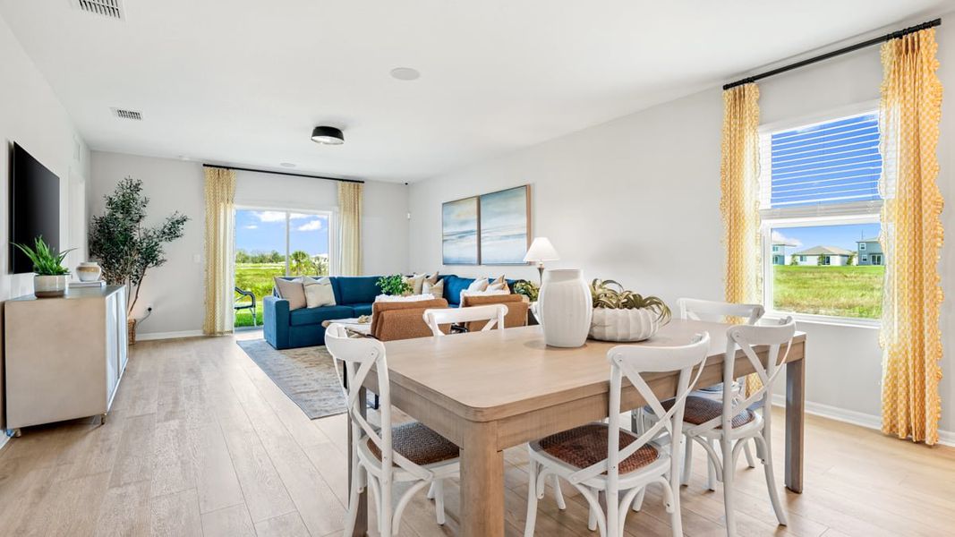 Representative furnished interior of a home built from the Holly by Taylor Morrison in Marion Creek, Haines City (Image 11).