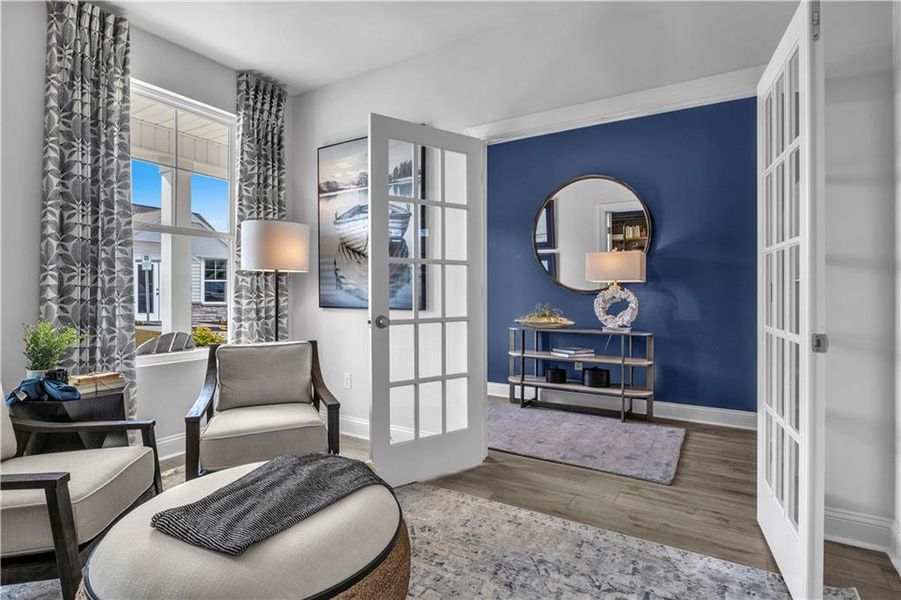 Furnished interior view inside a new home in Riverside Ridge, Lawrenceville (Image 22).