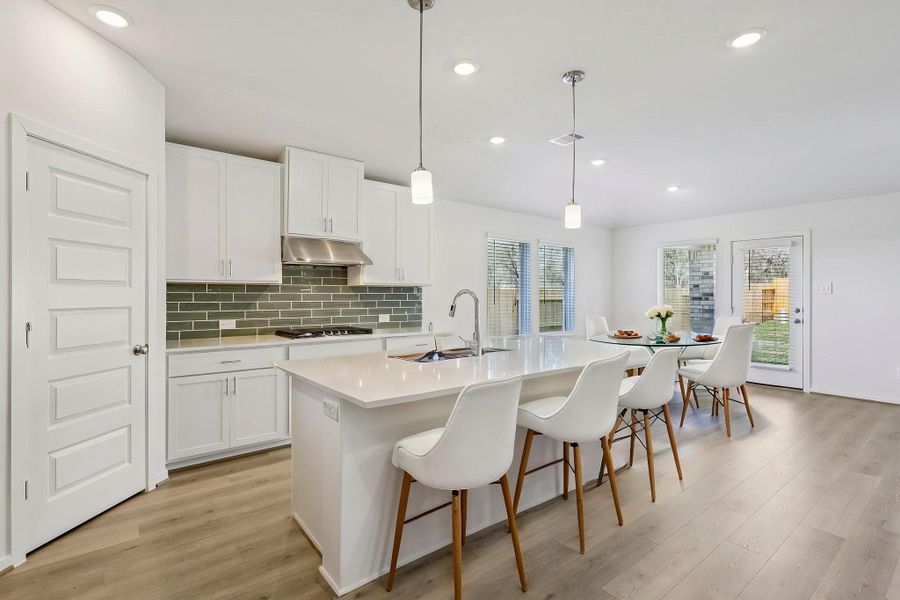 Photo is not of the actual home, but is an inspirational photo of builder’s model home and may depict options, furnishings, and/or decorator features that are not included