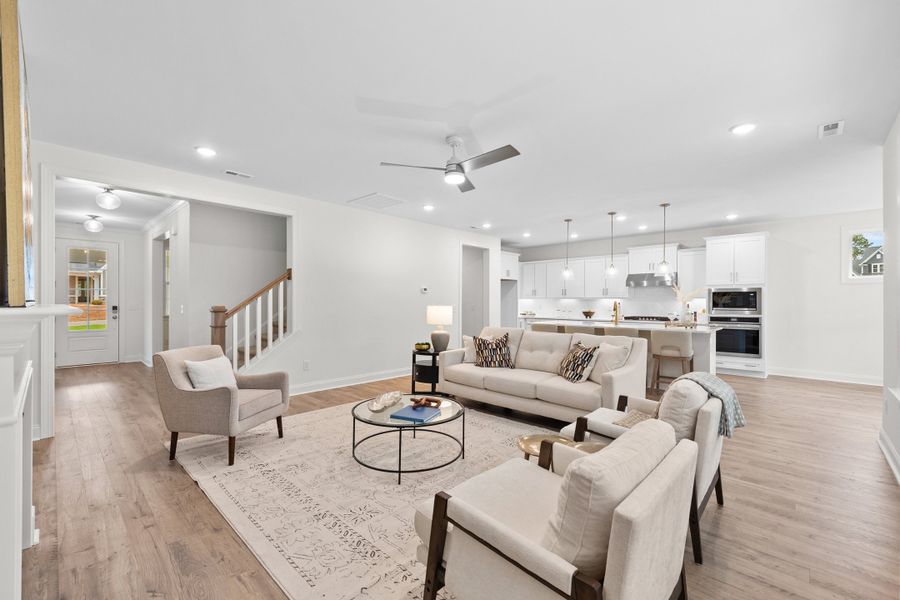 Representative furnished interior of a home built from the The Bradley by RobuckHomes in Baylee Ridge, Selma (Image 105). Representative furnished interior of a home built from the The Bradley by RobuckHomes in Baylee Ridge, Selma (Image 105).