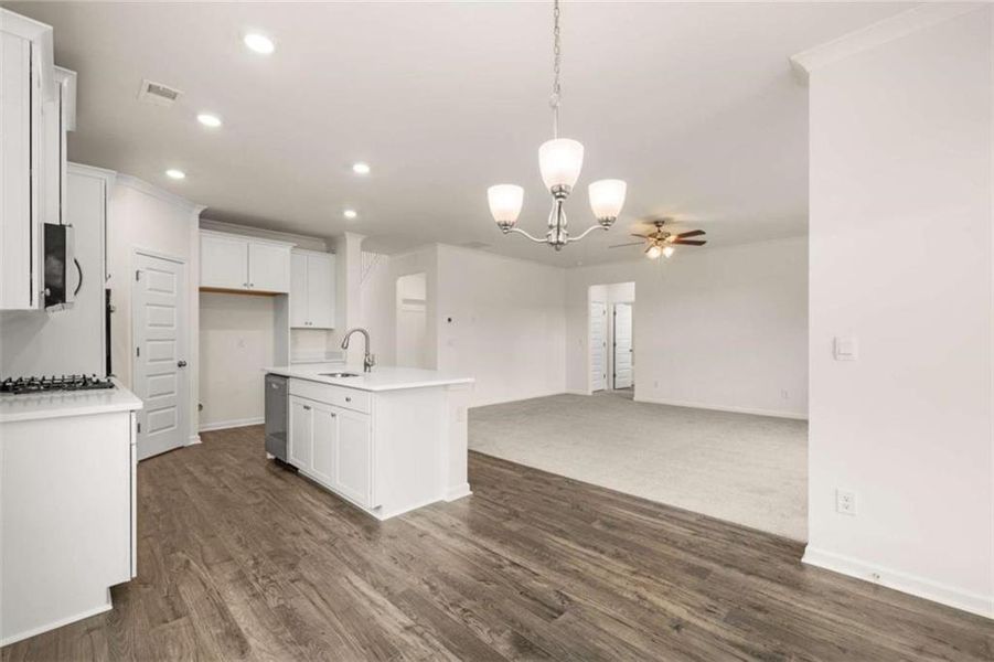 Furnished interior view inside a new home in Wildwood, Covington (Image 6).