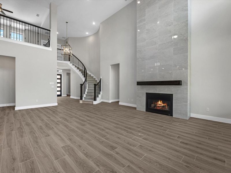 Spacious, unfurnished interior of a new home in Harvest Green, Richmond (Image 13). Spacious, unfurnished interior of a new home in Harvest Green, Richmond (Image 13).