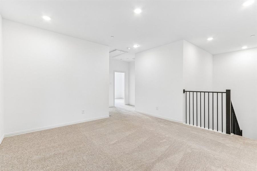 The upstairs game room is the perfect place to enjoy some family fun time! The upstairs game room is the perfect place to enjoy some family fun time!