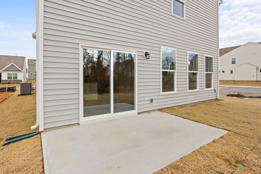 Exterior details and patio area of a home in Bellevue, Greenville (Image 4).