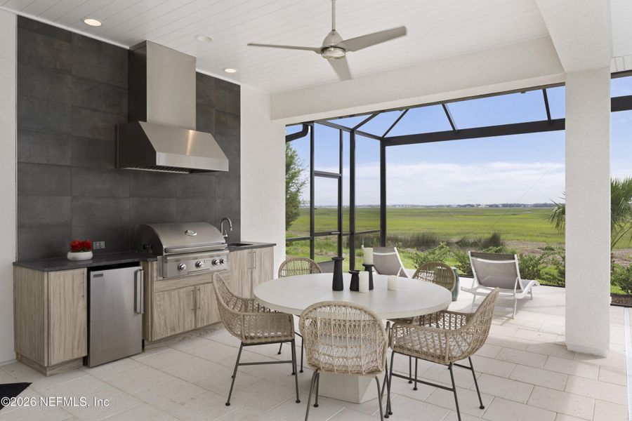 Exterior details and patio area of a home in , Ponte Vedra Beach (Image 3).