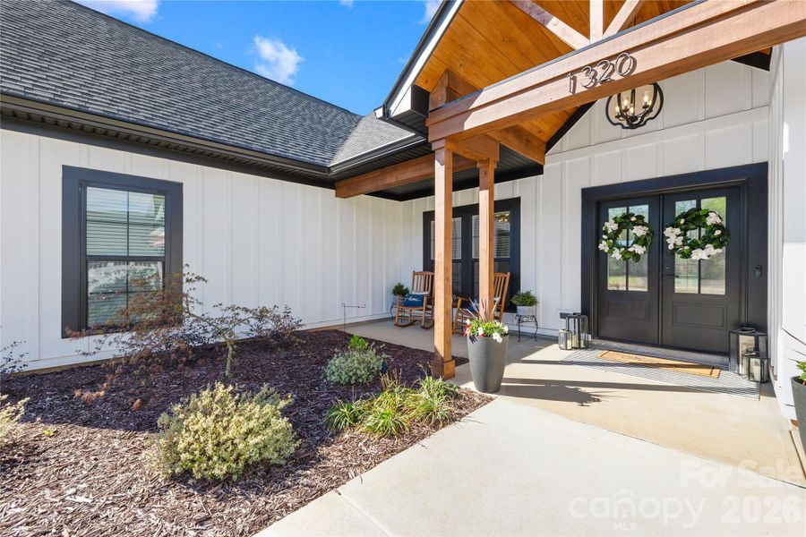 Exterior details and patio area of a home in , Salisbury (Image 26).