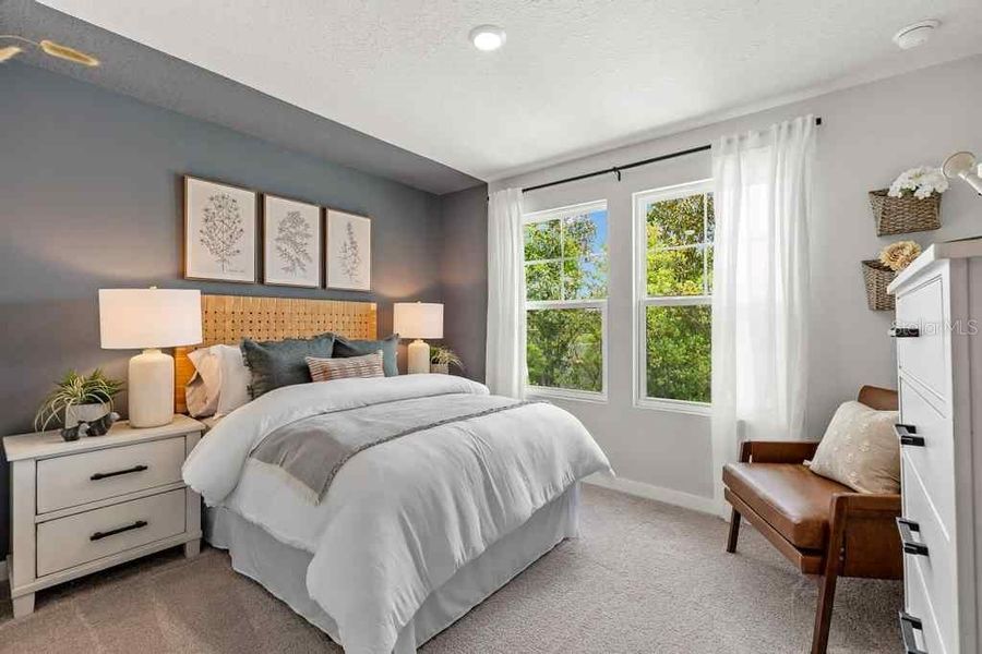 Furnished interior view inside a new home in , Jacksonville (Image 16). Furnished interior view inside a new home in , Jacksonville (Image 16).