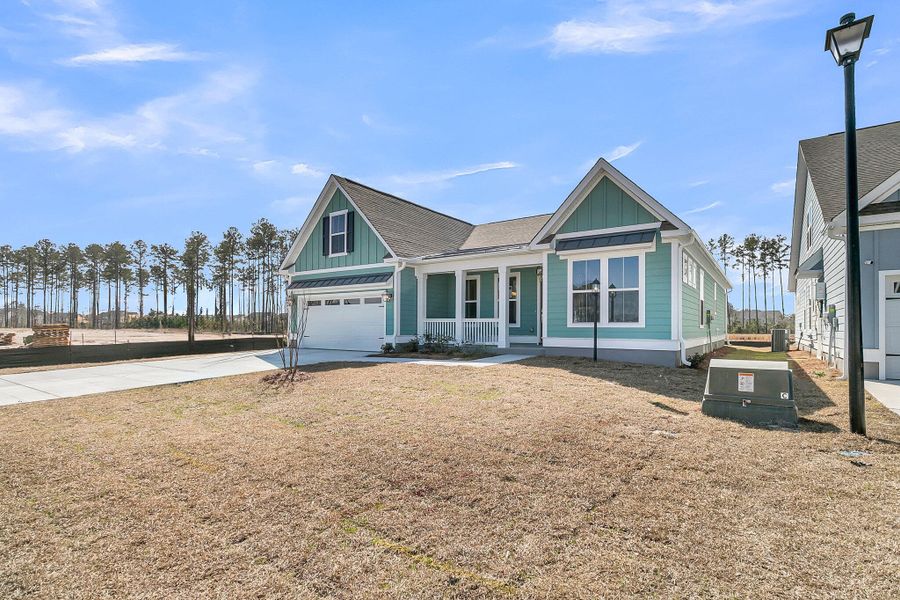 Front exterior of a new home in , Summerville, SC, highlighting curb appeal (Image 1). Front exterior of a new home in , Summerville, SC, highlighting curb appeal (Image 1).