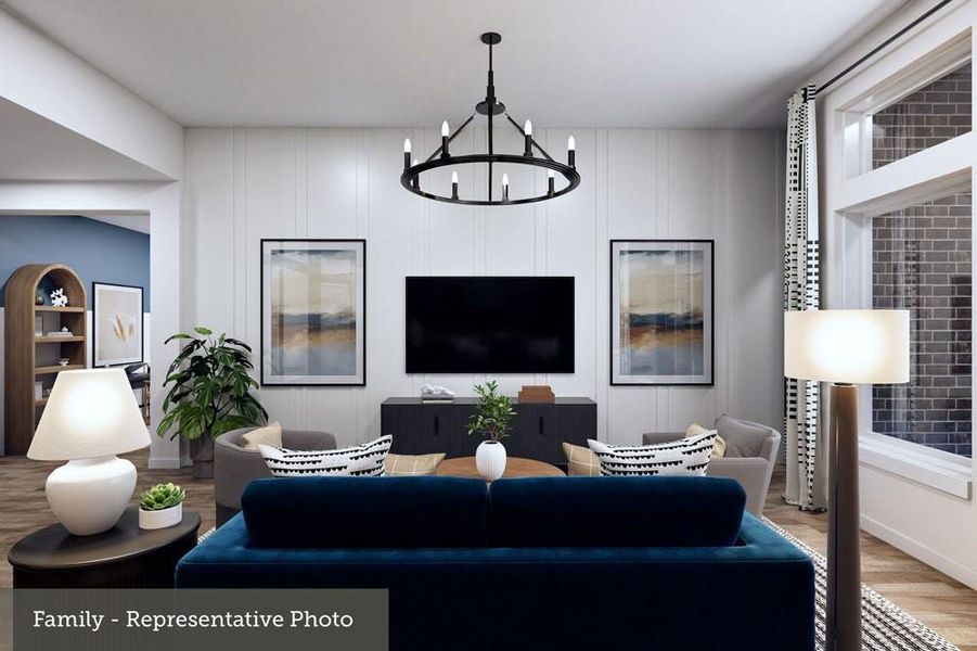 Furnished interior view inside a new home in Audubon – Ascent Collection, Magnolia (Image 7).