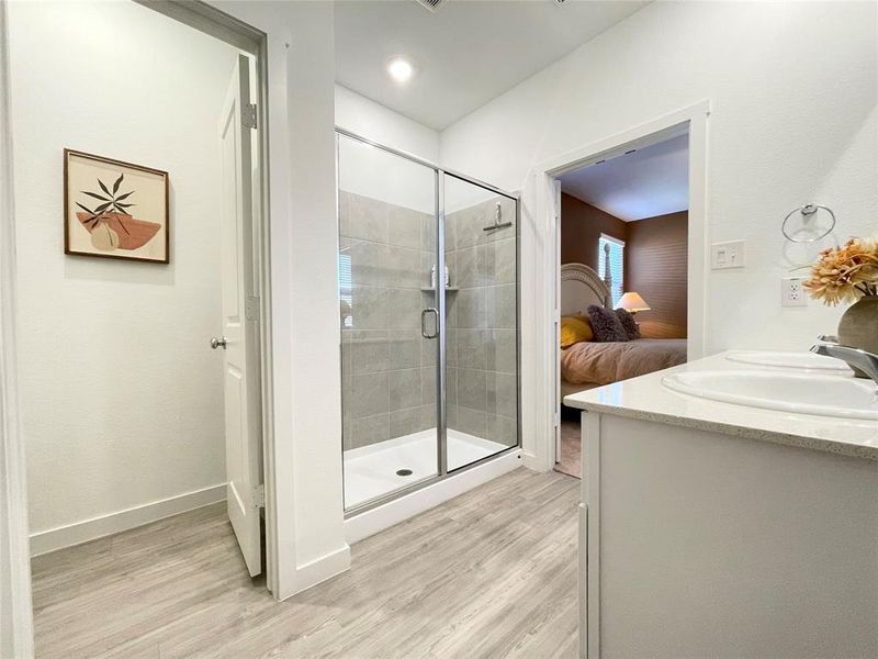 Furnished interior view inside a new home in Reatta Ridge: Classic Collection, Justin (Image 26). Furnished interior view inside a new home in Reatta Ridge: Classic Collection, Justin (Image 26).