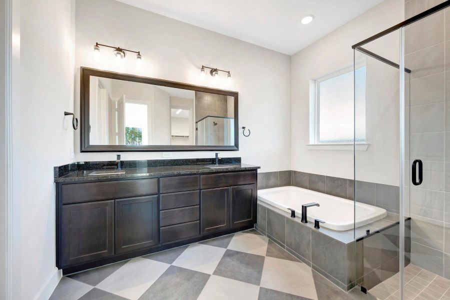 Furnished interior view inside a new home in ARTAVIA 45' Homesites, Conroe (Image 15).