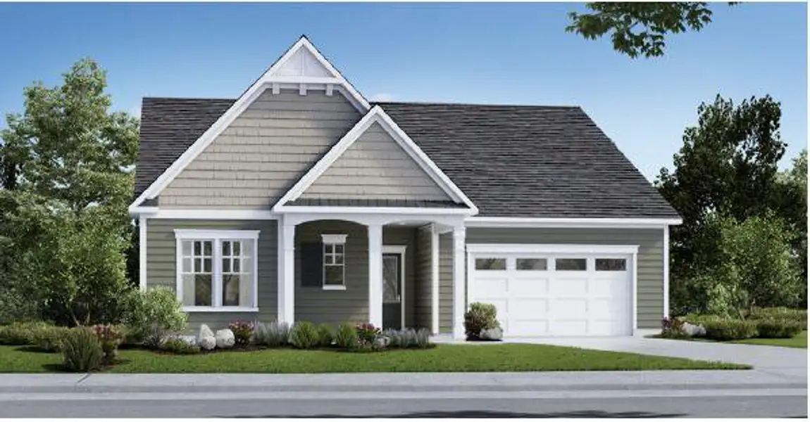 Front exterior of a new home in , Summerville, SC, highlighting curb appeal (Image 1). Front exterior of a new home in , Summerville, SC, highlighting curb appeal (Image 1).