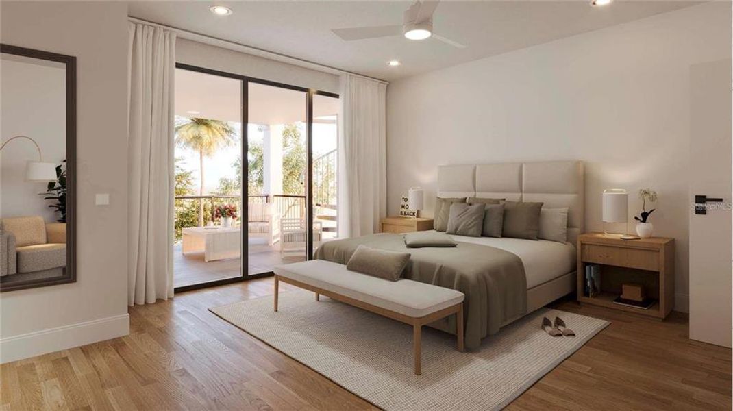 Furnished interior view inside a new home in , Sarasota (Image 10).
