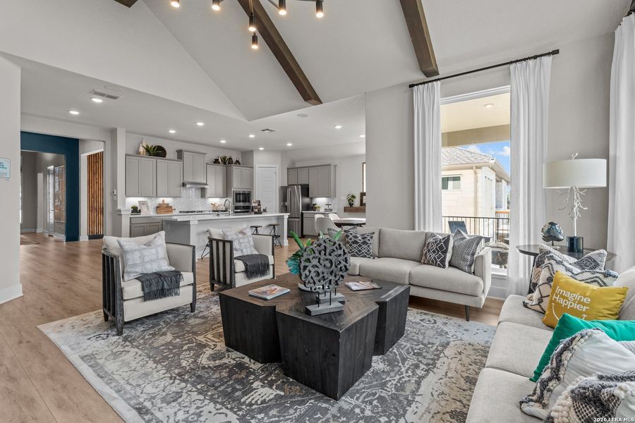 Furnished interior view inside a new home in Esperanza, Boerne (Image 14).