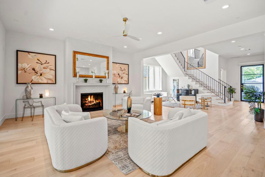 Furnished interior view inside a new home in , Houston (Image 30).