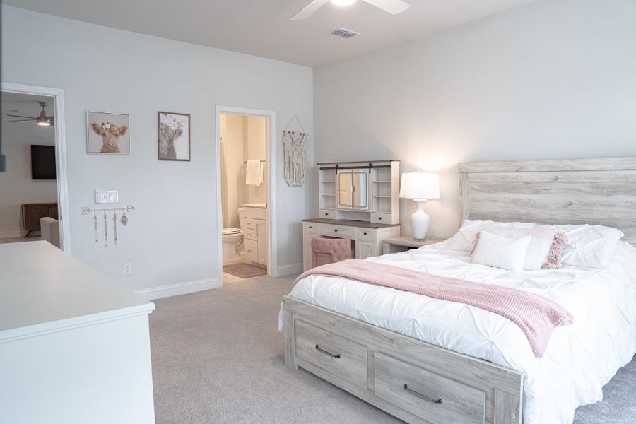 Furnished interior view inside a new home in Park's Edge at Carolina Bay, Charleston (Image 37). Furnished interior view inside a new home in Park's Edge at Carolina Bay, Charleston (Image 37).