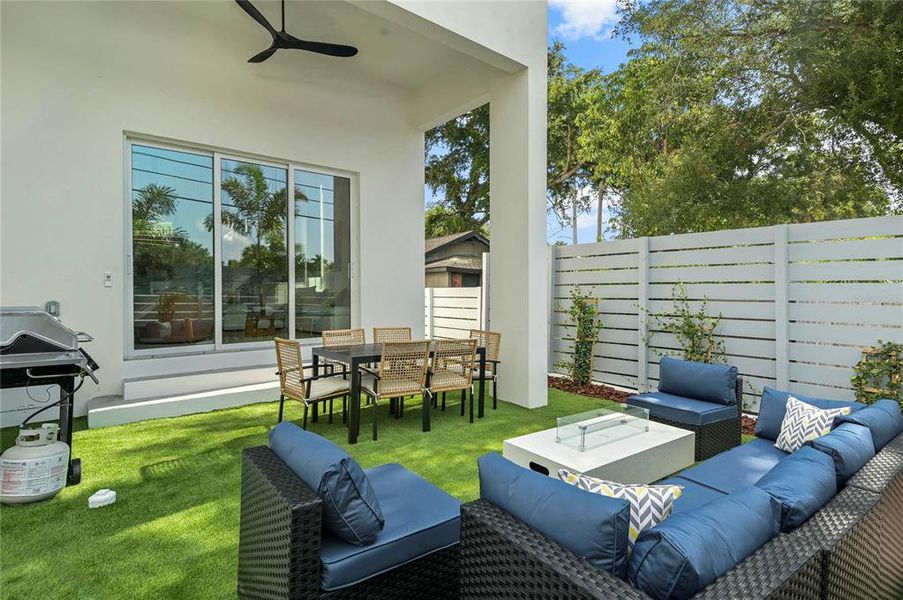 Exterior details and patio area of a home in , St. Petersburg (Image 4). Exterior details and patio area of a home in , St. Petersburg (Image 4).