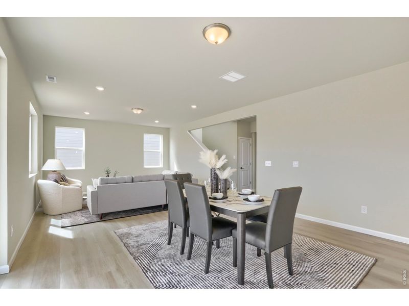 Furnished interior view inside a new home in Country Club Reserve, Fort Collins (Image 9).