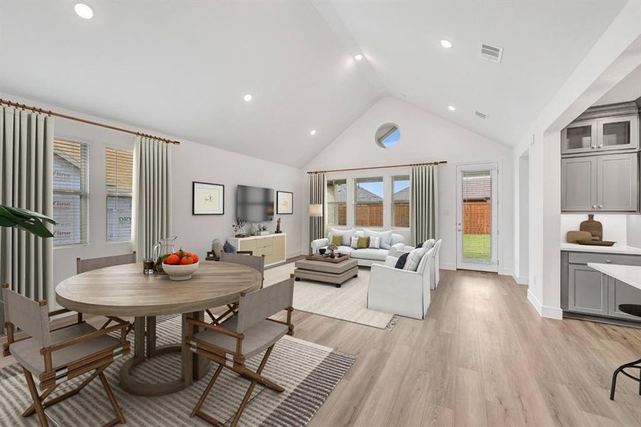 Furnished interior view inside a new home in Gateway Parks, Forney (Image 15). Furnished interior view inside a new home in Gateway Parks, Forney (Image 15).