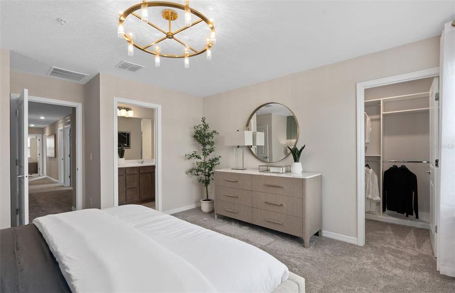 Furnished interior view inside a new home in The Cove at Nona Sound, Orlando (Image 16).