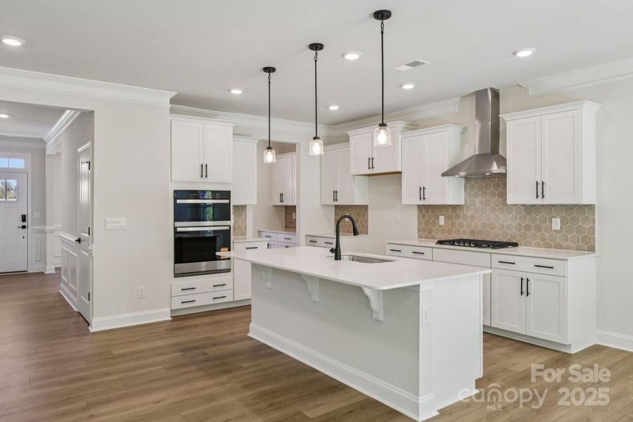 Furnished interior view inside a new home in Falls Cove, Troutman (Image 8).