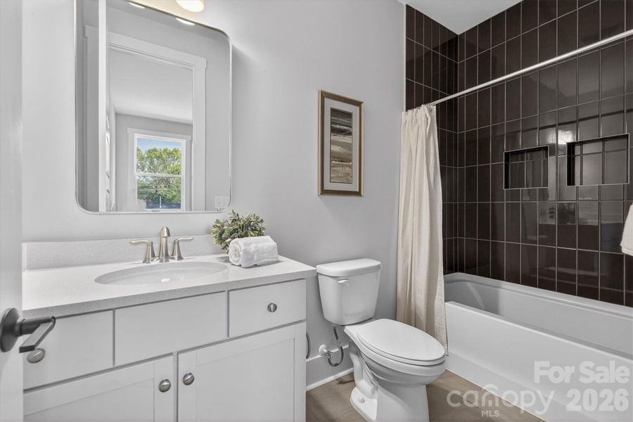 Furnished interior view inside a new home in , Charlotte (Image 12). Furnished interior view inside a new home in , Charlotte (Image 12).